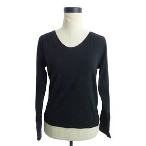 Everlane Black Long Sleeve Ballet Shirt L